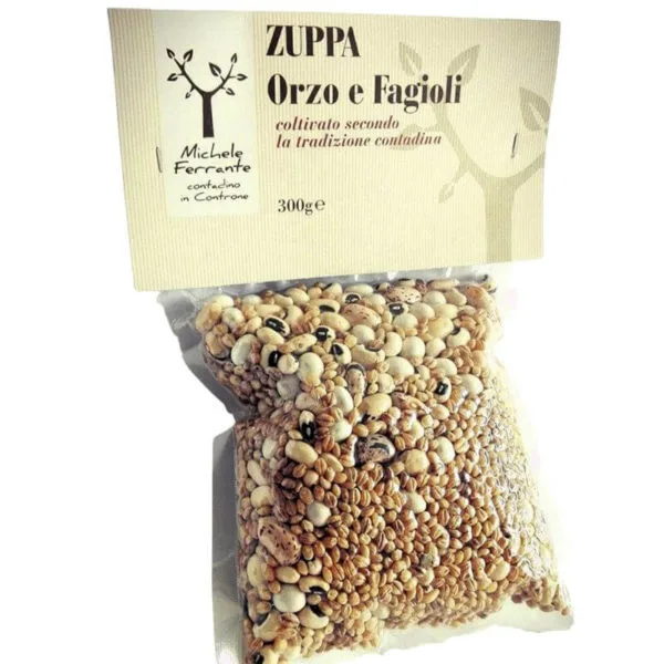 Zuppa orzo e fagioli
