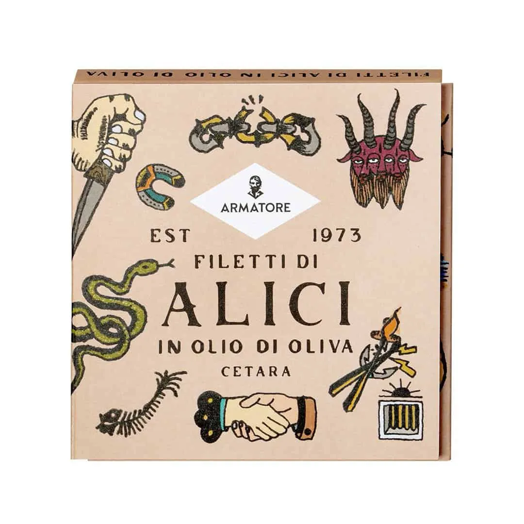 filetti di alici di cetara in olio di oliva